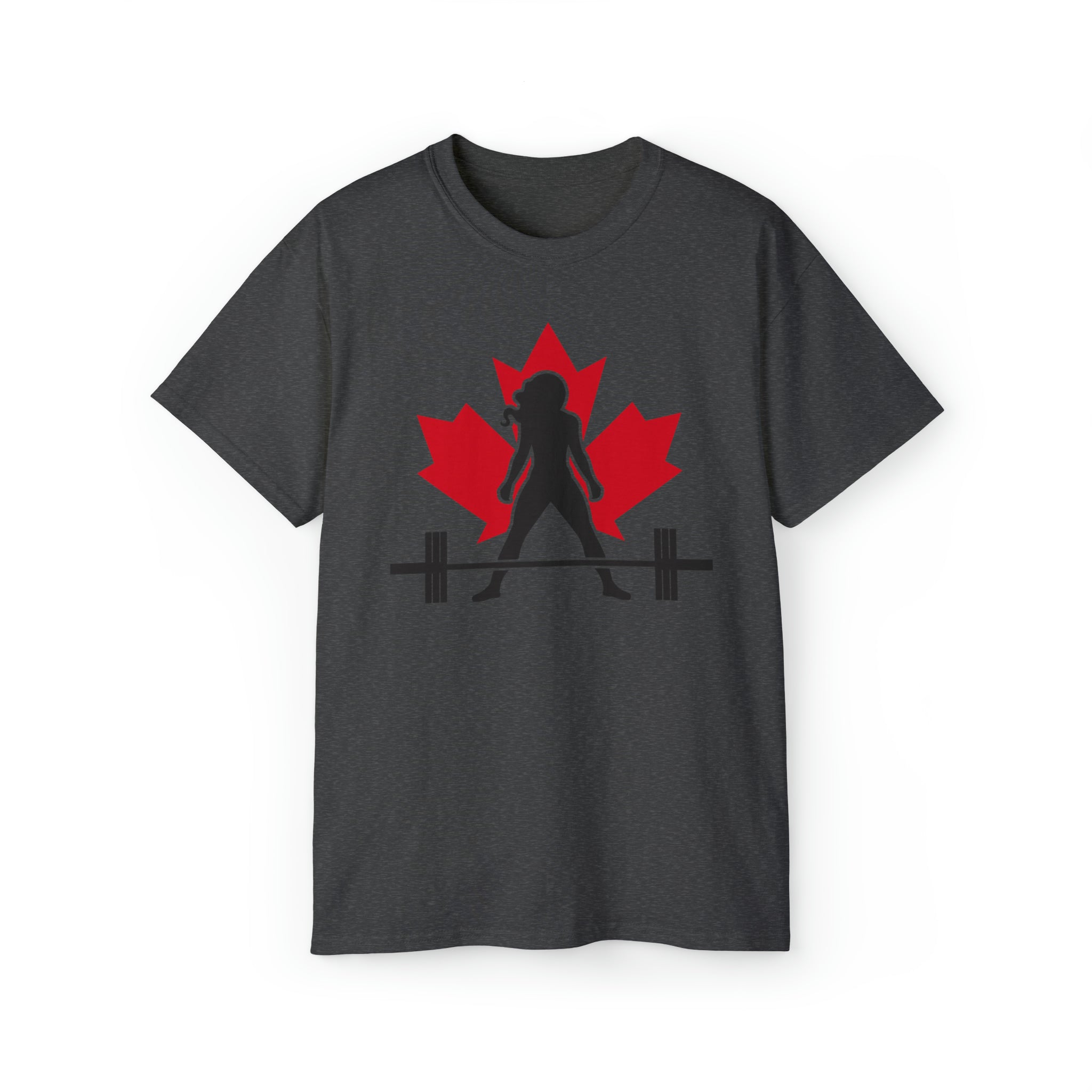 Unisex Ultra Cotton Tee - Canada Logo Light - Plain Back
