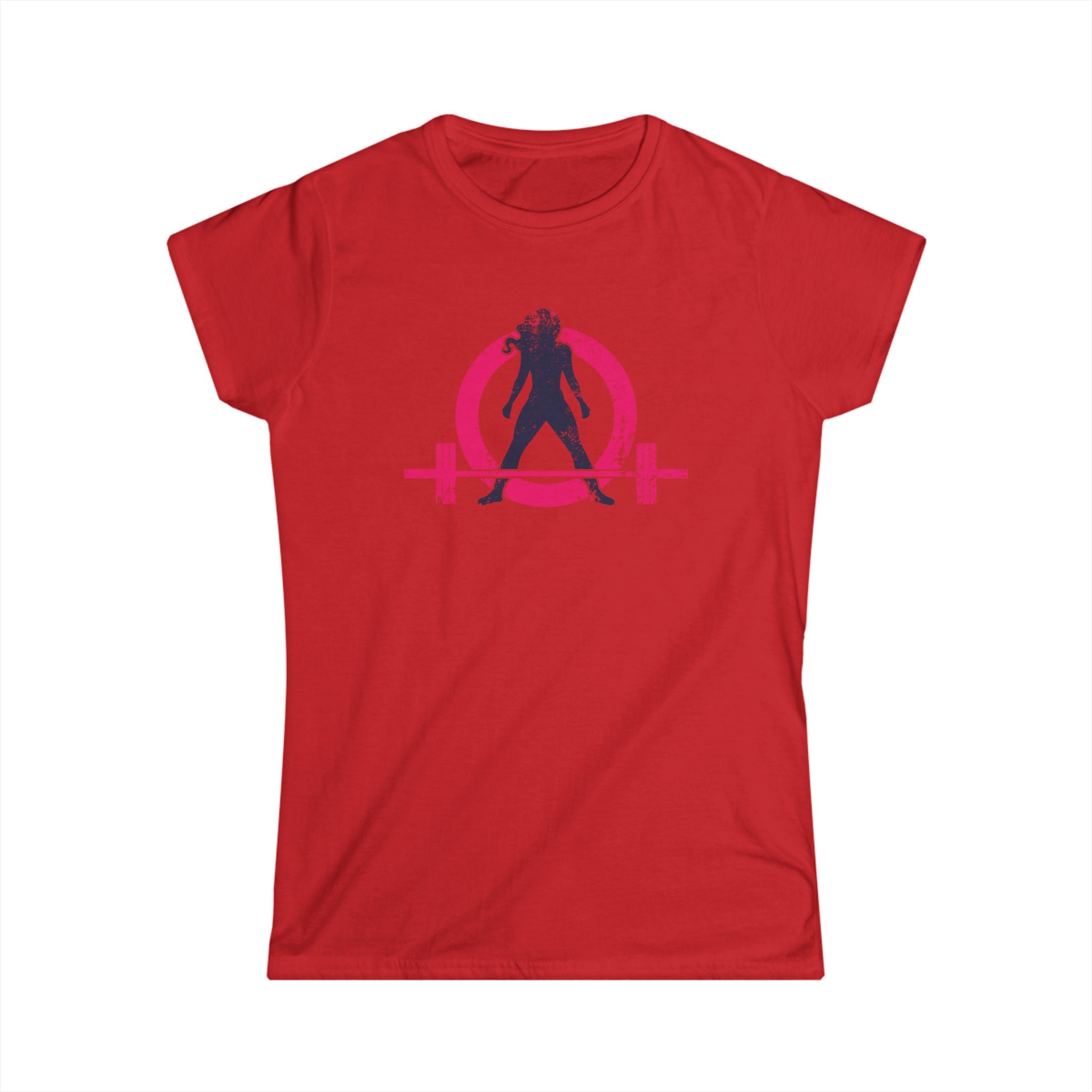 Women's Softstyle Tee - WWLW Distressed Color Logo - Plain Back
