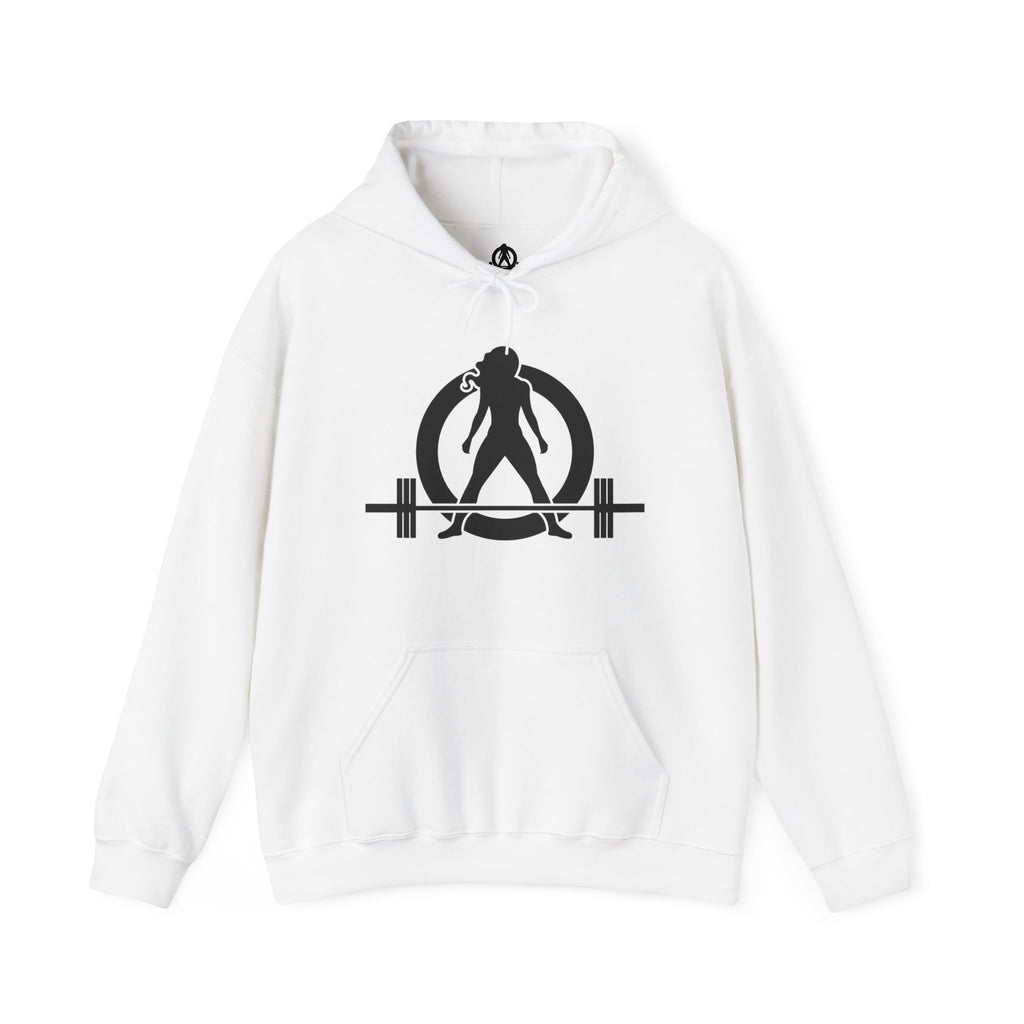 45 + 45 = 135 - Unisex Heavy Blend Hooded Sweatshirt  - Front & Back Print Black