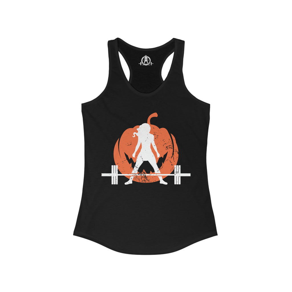 Halloween Graveyard - Women's Ideal Racerback Tank - Plain Back