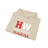 Heavy Weights Barbell Club  - Unisex Heavy Blend Hooded Sweatshirt  - Front Logo