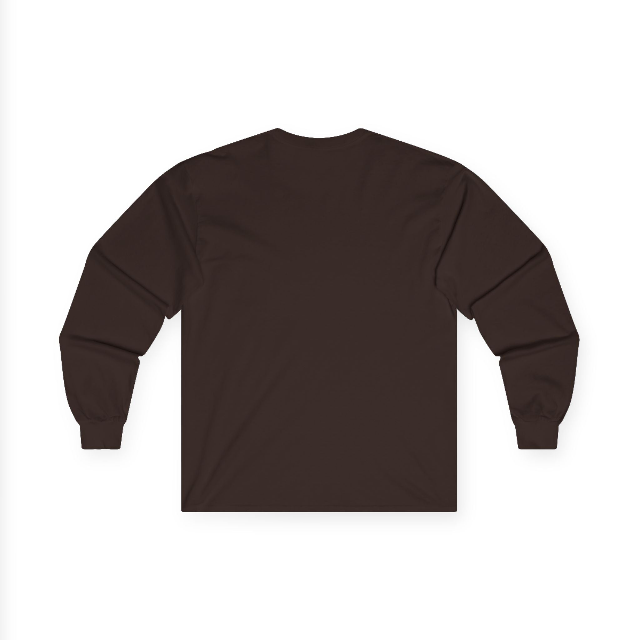 Lift Heavy Run Fast - Ultra Cotton Long Sleeve Tee - White Logo Front