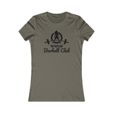 Barbell Club - Women's Favorite Tee - Black Logo