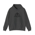 45 + 45 = 135 - Unisex Heavy Blend Hooded Sweatshirt  - Black Logo