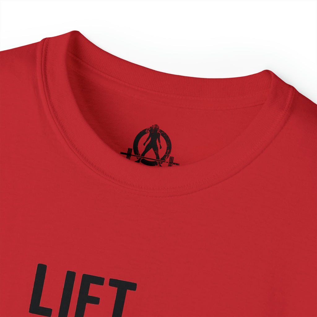 Lift Heavy Pet Cats - Unisex Ultra Cotton Tee - Black Logo