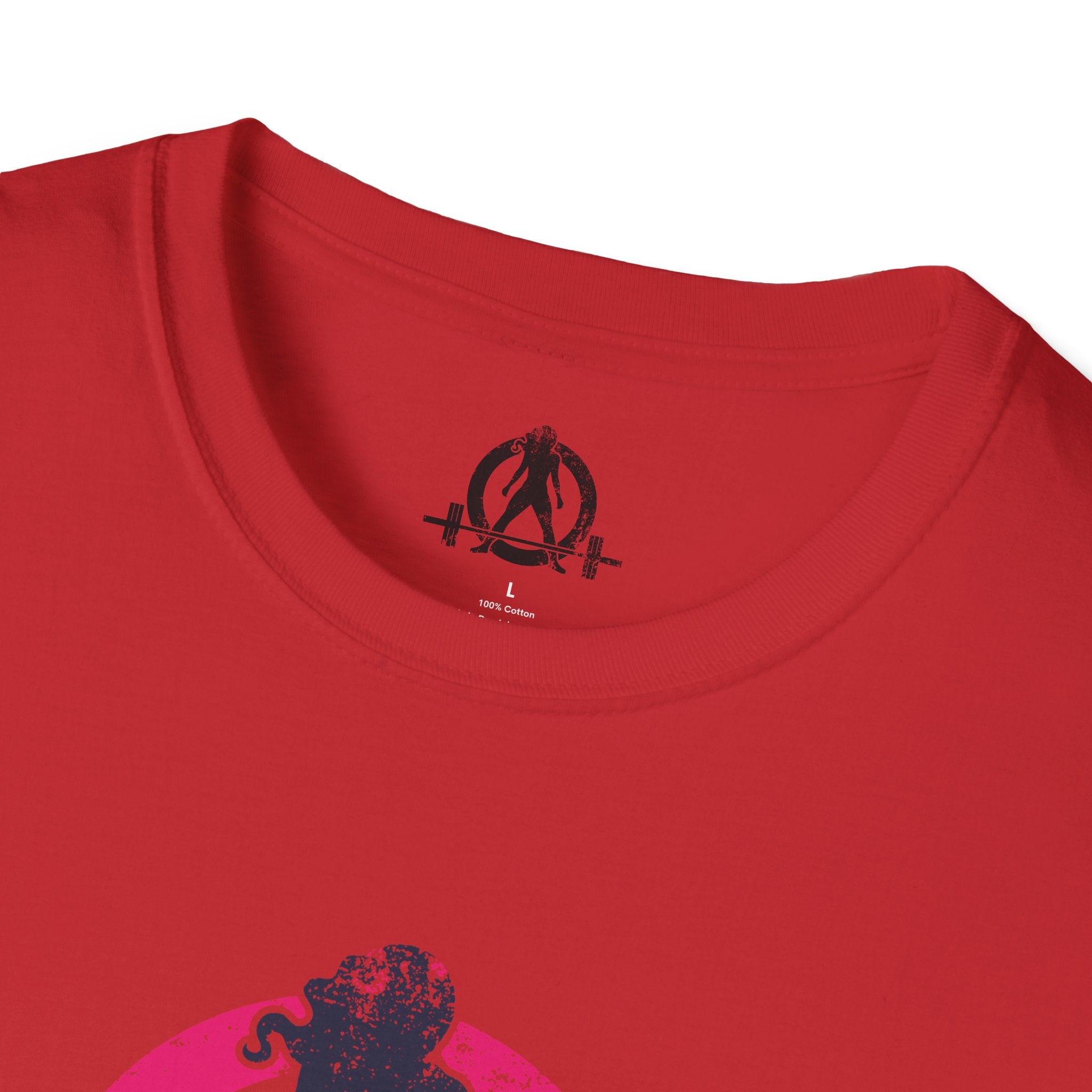 Unisex Softstyle T-Shirt - Inverted Color Distressed Logo - Plain Back (BEST SELLER)