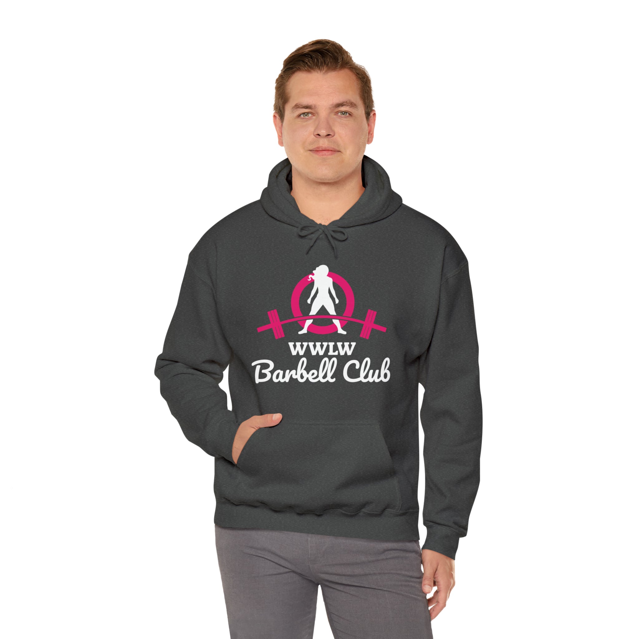 Barbell Club Classic Logo - Unisex Heavy Blend Hooded Sweatshirt