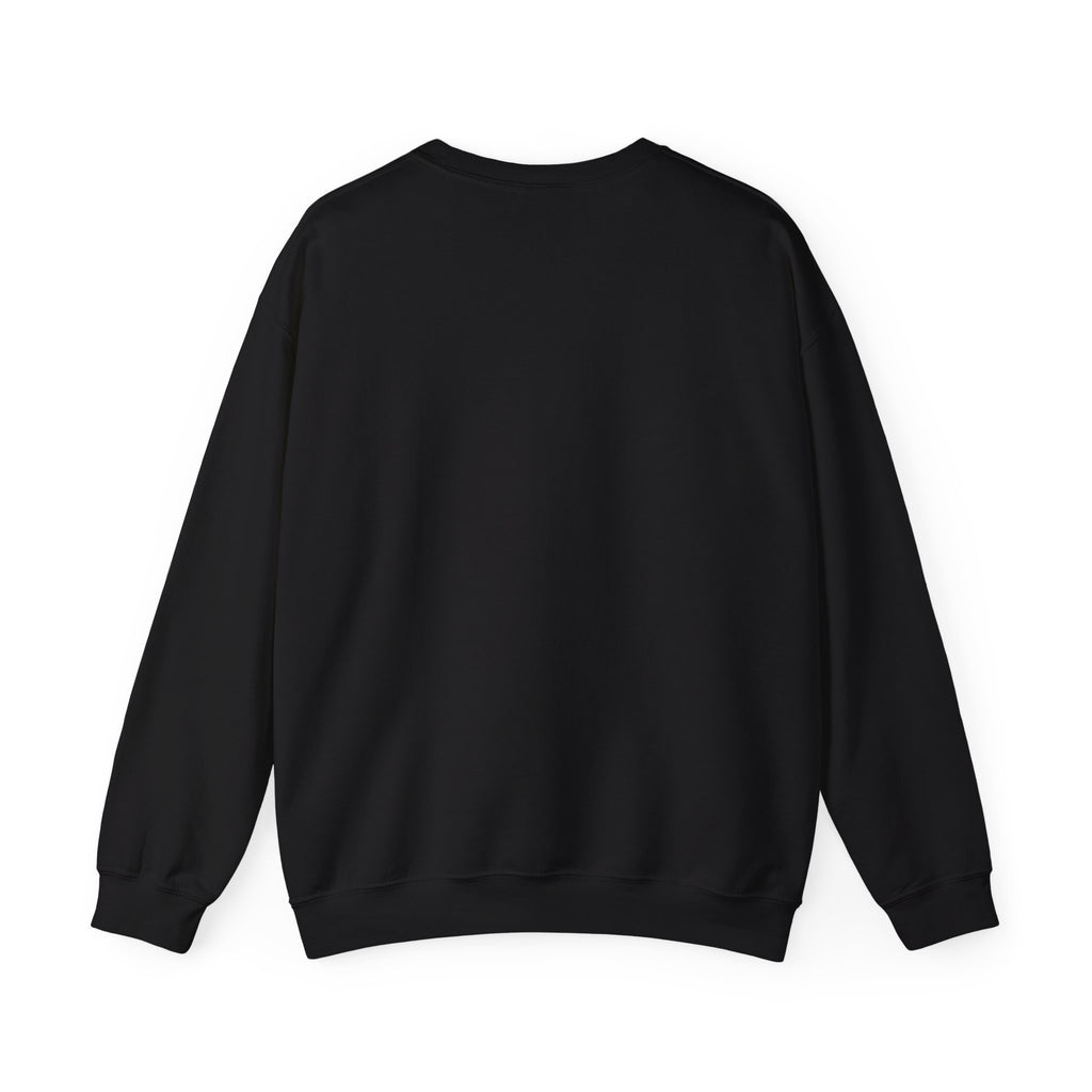 Distressed Logo - Unisex Heavy Blend™ Crewneck Sweatshirt - White Logo