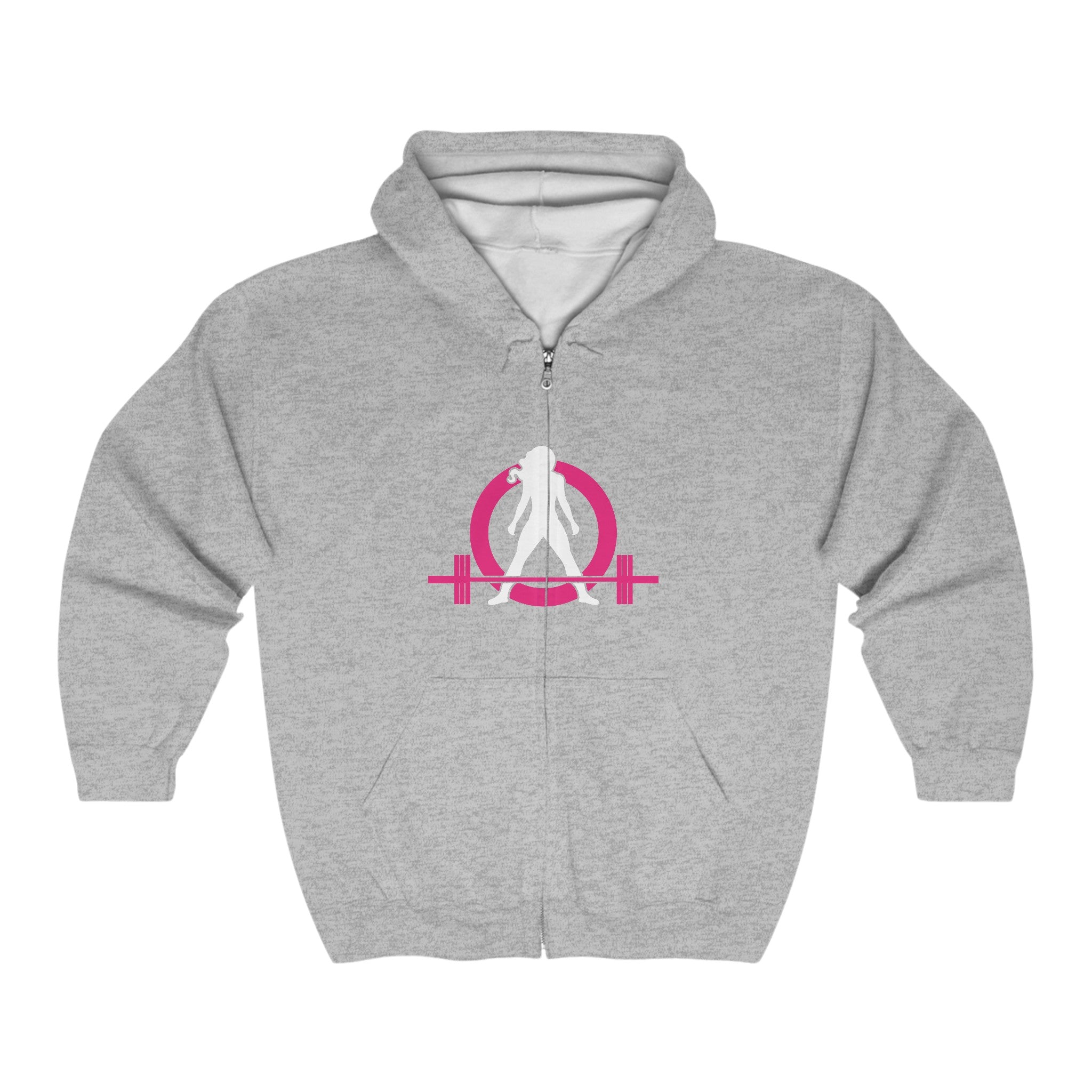Unisex Heavy Blend™ Full Zip Hooded Sweatshirt - Classic Dark Logo