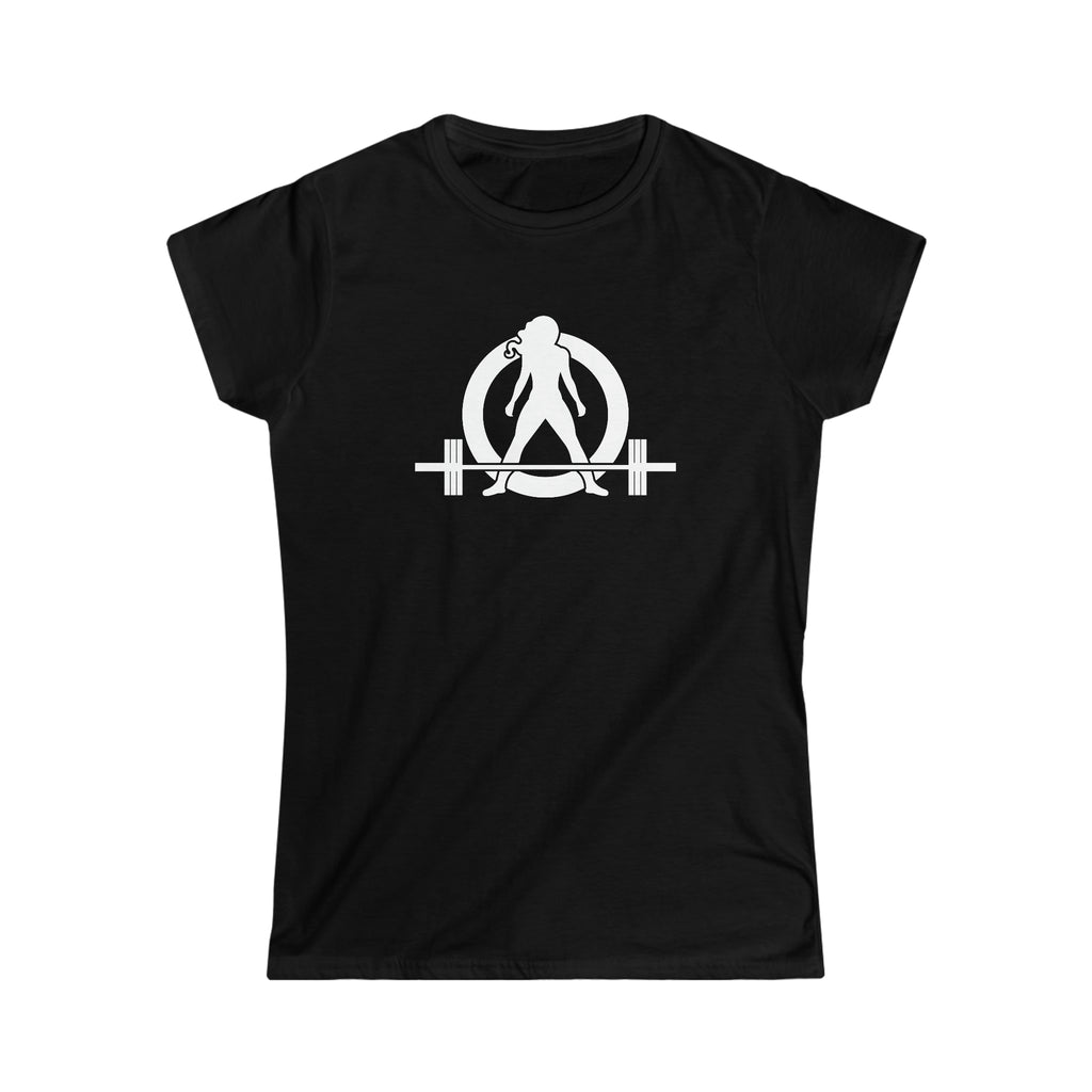 45 + 45 = 135 V1 - Women's Softstyle Tee - White Logo on Front & Back