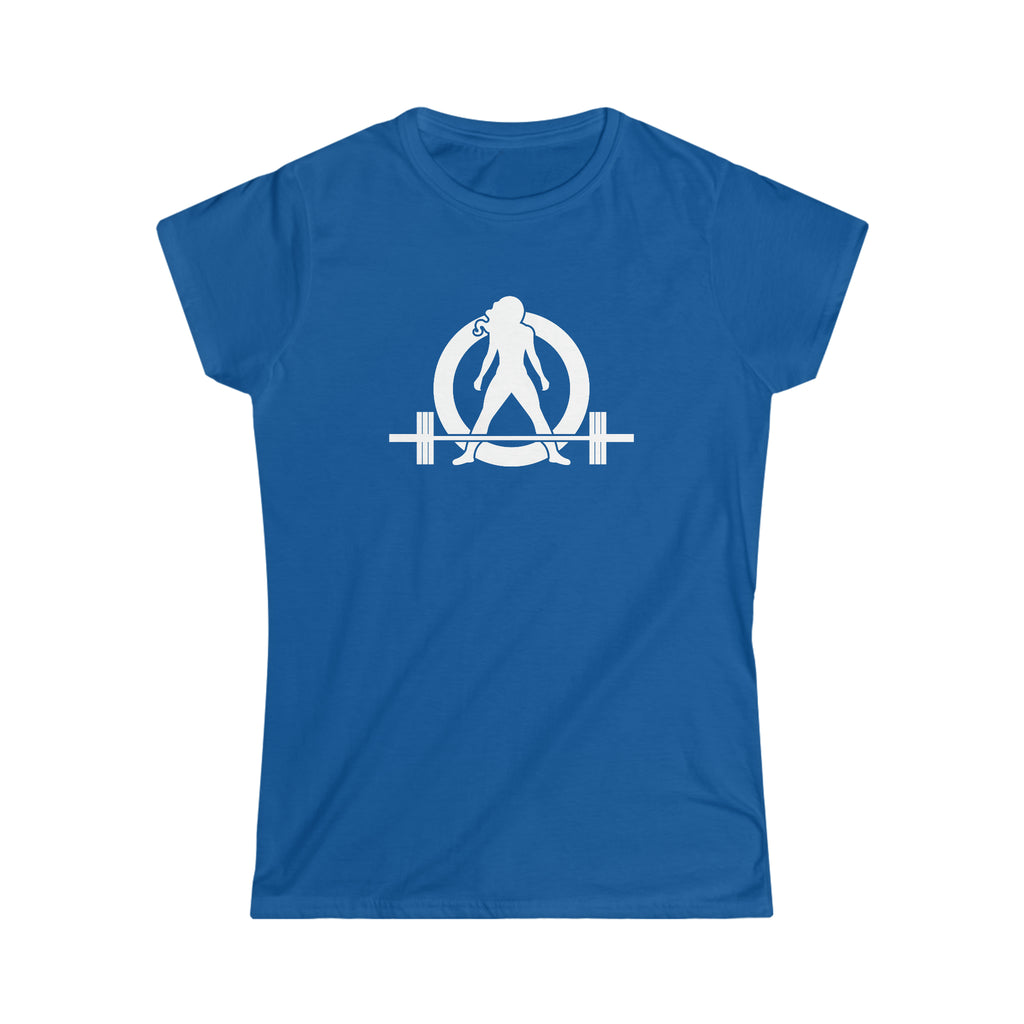 45 + 45 = 135 V1 - Women's Softstyle Tee - White Logo on Front & Back