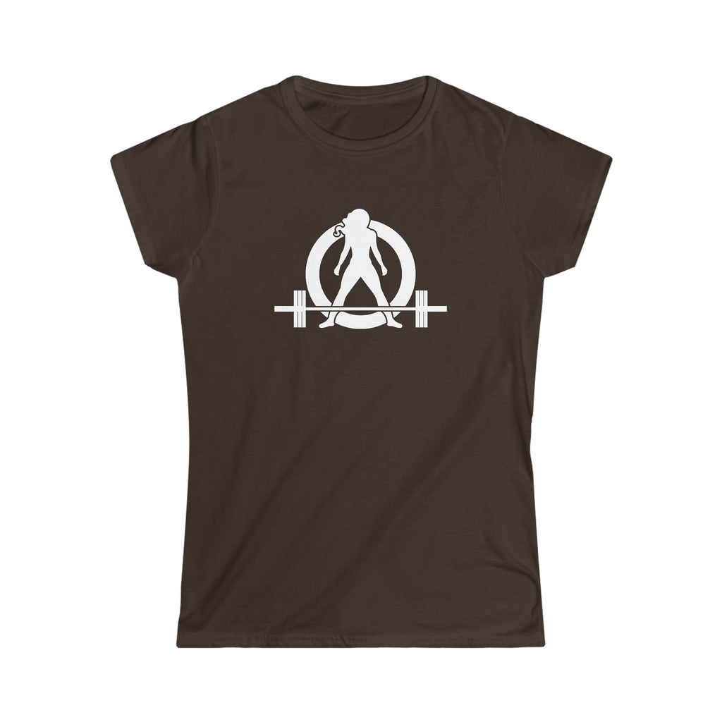 45 + 45 = 135 V1 - Women's Softstyle Tee - White Logo on Front & Back