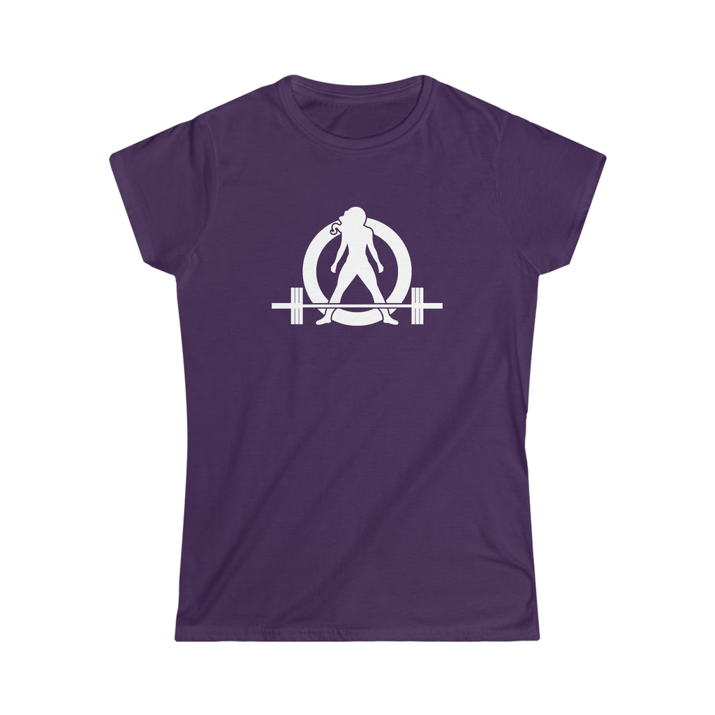 45 + 45 = 135 V1 - Women's Softstyle Tee - White Logo on Front & Back