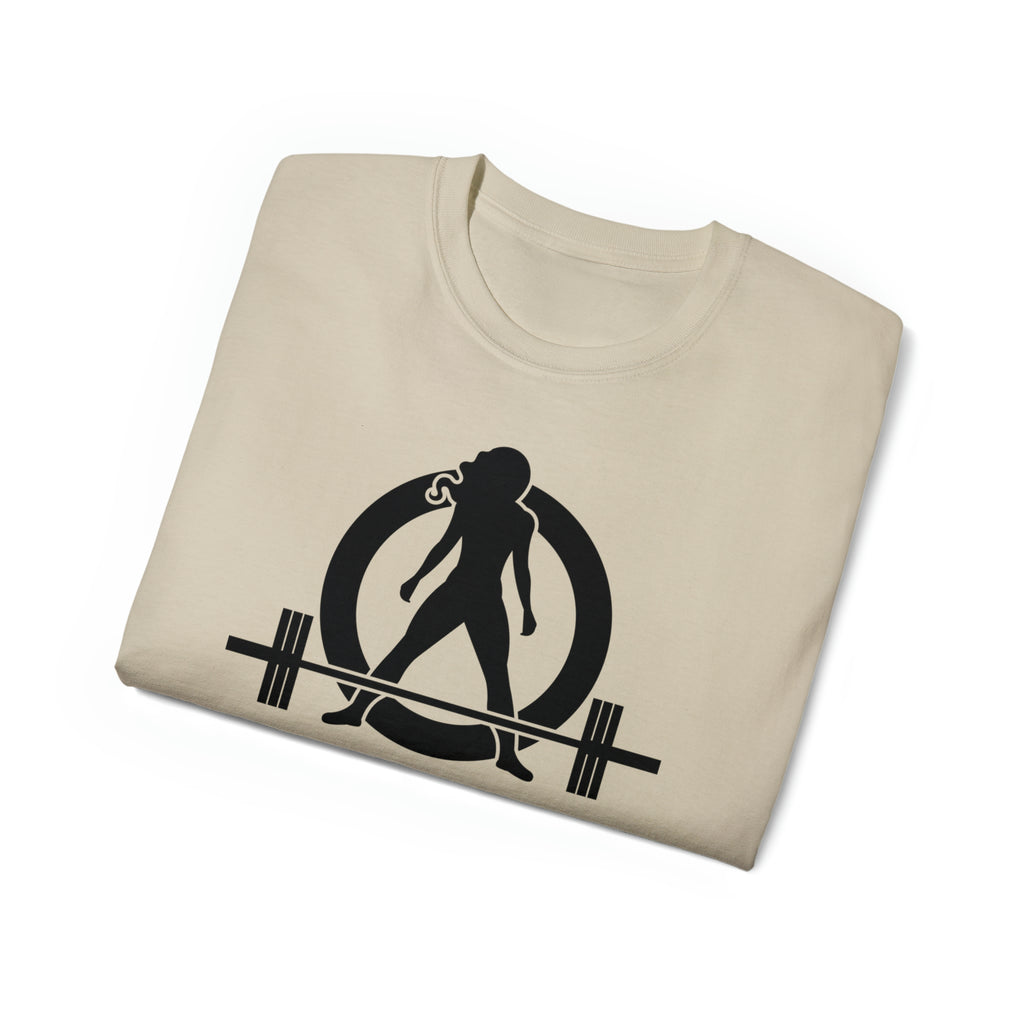 Classic Logo Black - Unisex Ultra Cotton Tee - Plain Back