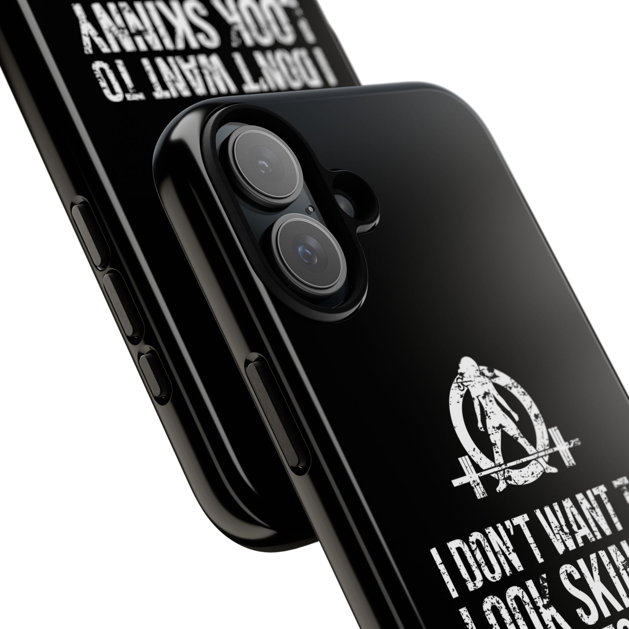 Tough Cases - I Don't Want To Look Skinny I Want To Look Like I Can Kick Your Ass - WWLW Logo