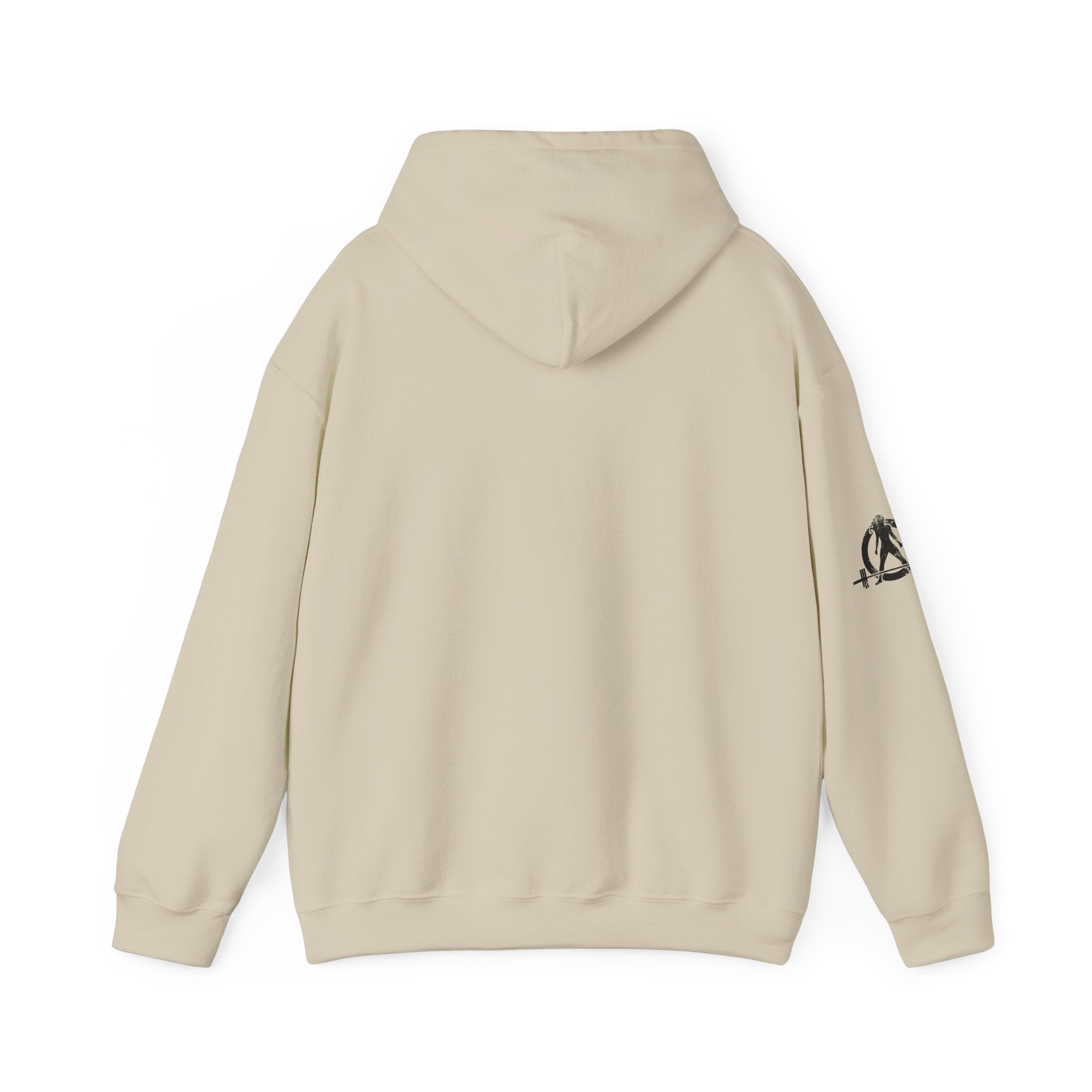 Strong Not Skinny - Unisex Heavy Blend Hooded Sweatshirt - Black Front Logo