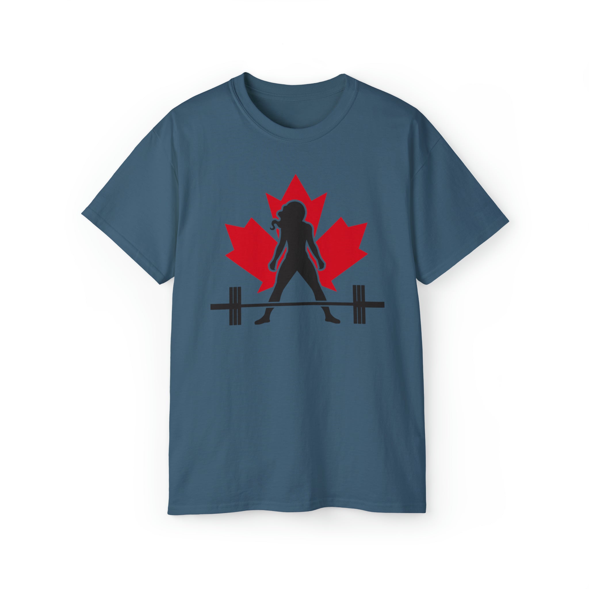 Unisex Ultra Cotton Tee - Canada Logo Light - Plain Back