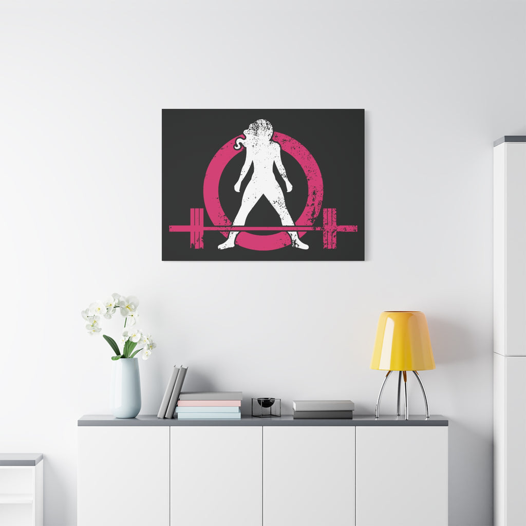 WWLW Distressed Logo - Fitness Motivation - Canvas