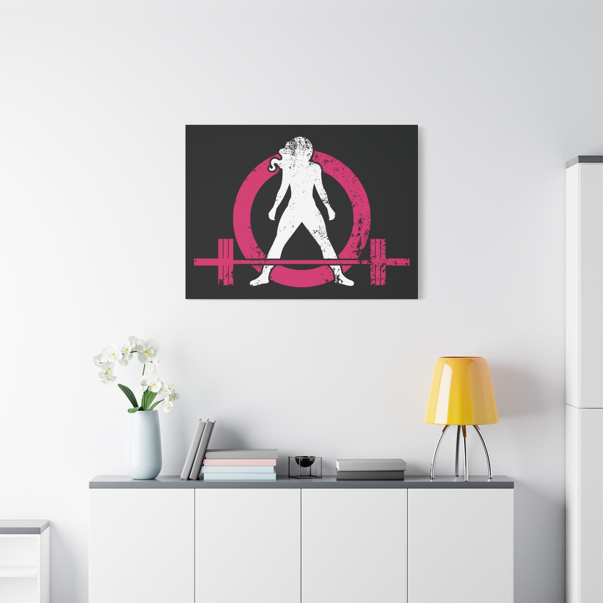 WWLW Distressed Logo - Fitness Motivation - Canvas