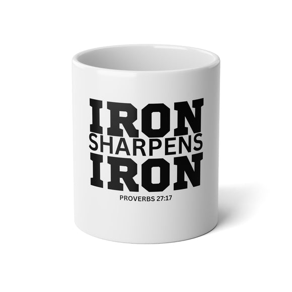 Iron Sharpens Iron. - Jumbo Mug, 20oz