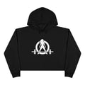 Empowered Crop Hoodie – For Strong Women Who Lift - White Classic WWLW  Logo