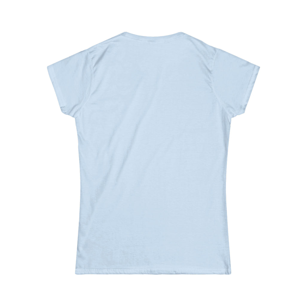 She is STRONG - Women's Softstyle Tee - Front Print White