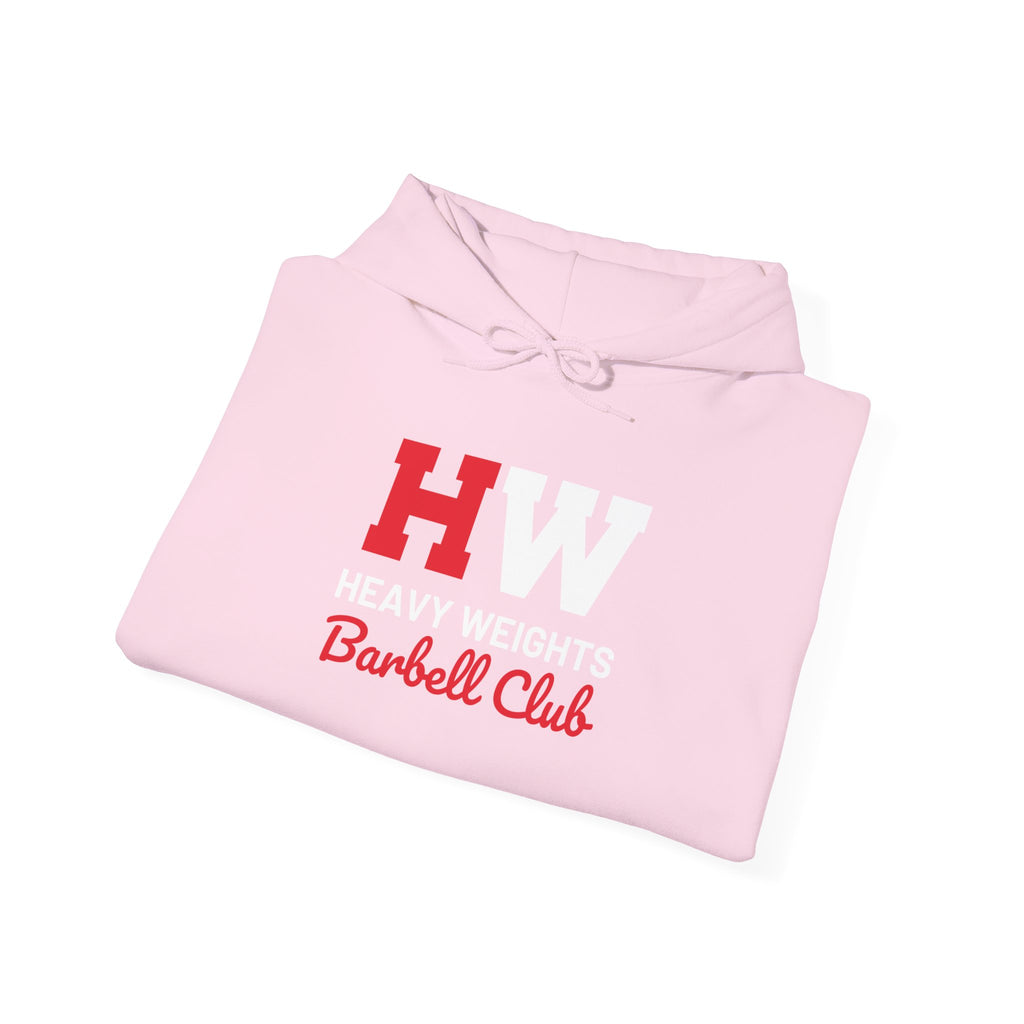 Heavy Weights Barbell Club  - Unisex Heavy Blend Hooded Sweatshirt  - Front Logo