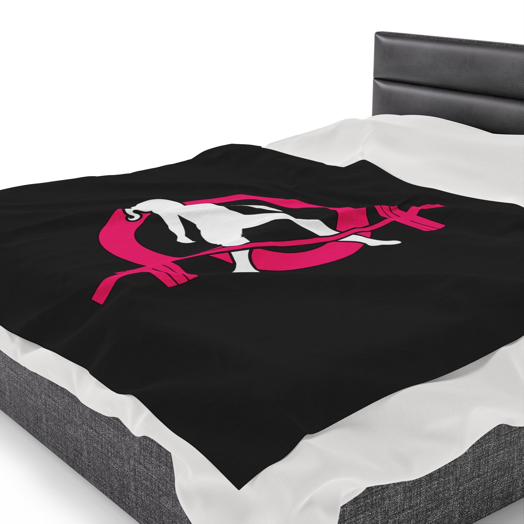 Velveteen Plush Blanket - Classic Dark Logo