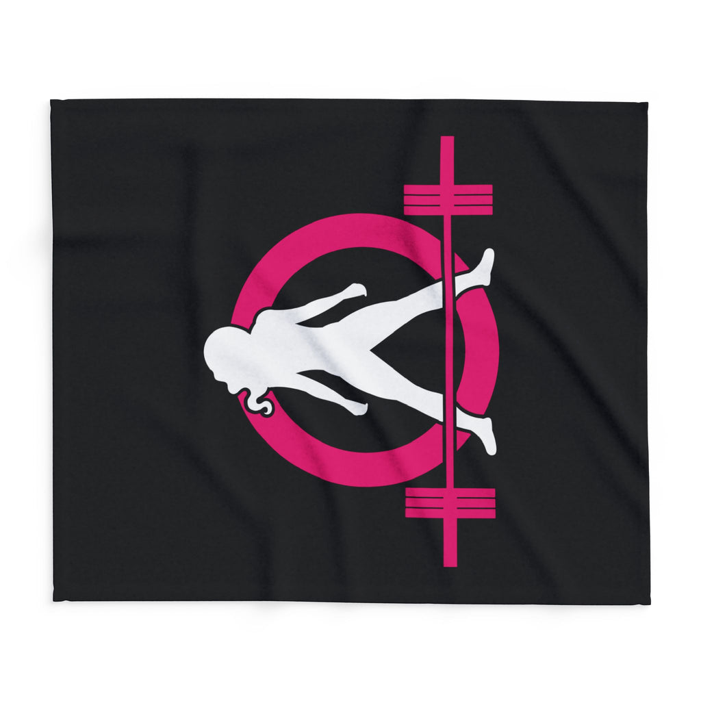 WWLW Arctic Fleece Blanket – Black Classic Logo 🖤