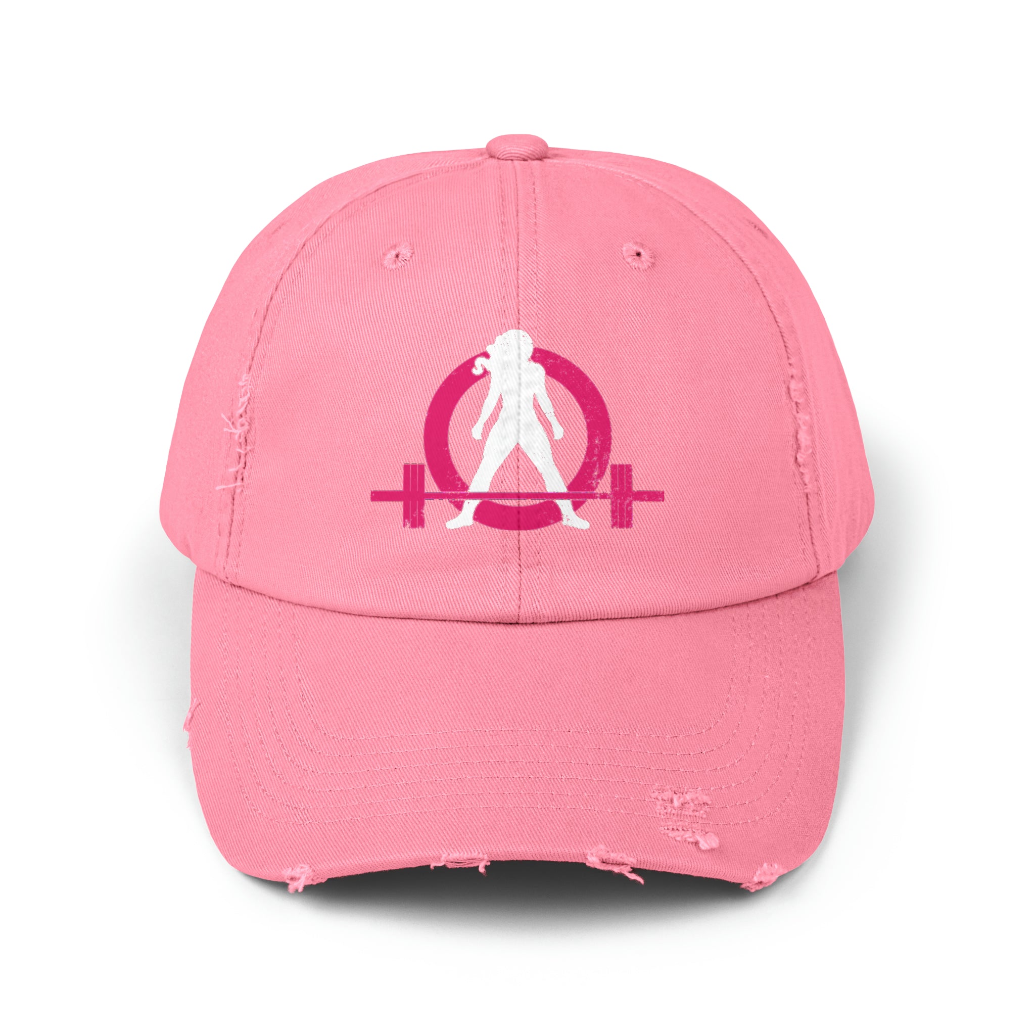 Unisex Distressed Cap - Classic Color Distressed Logo