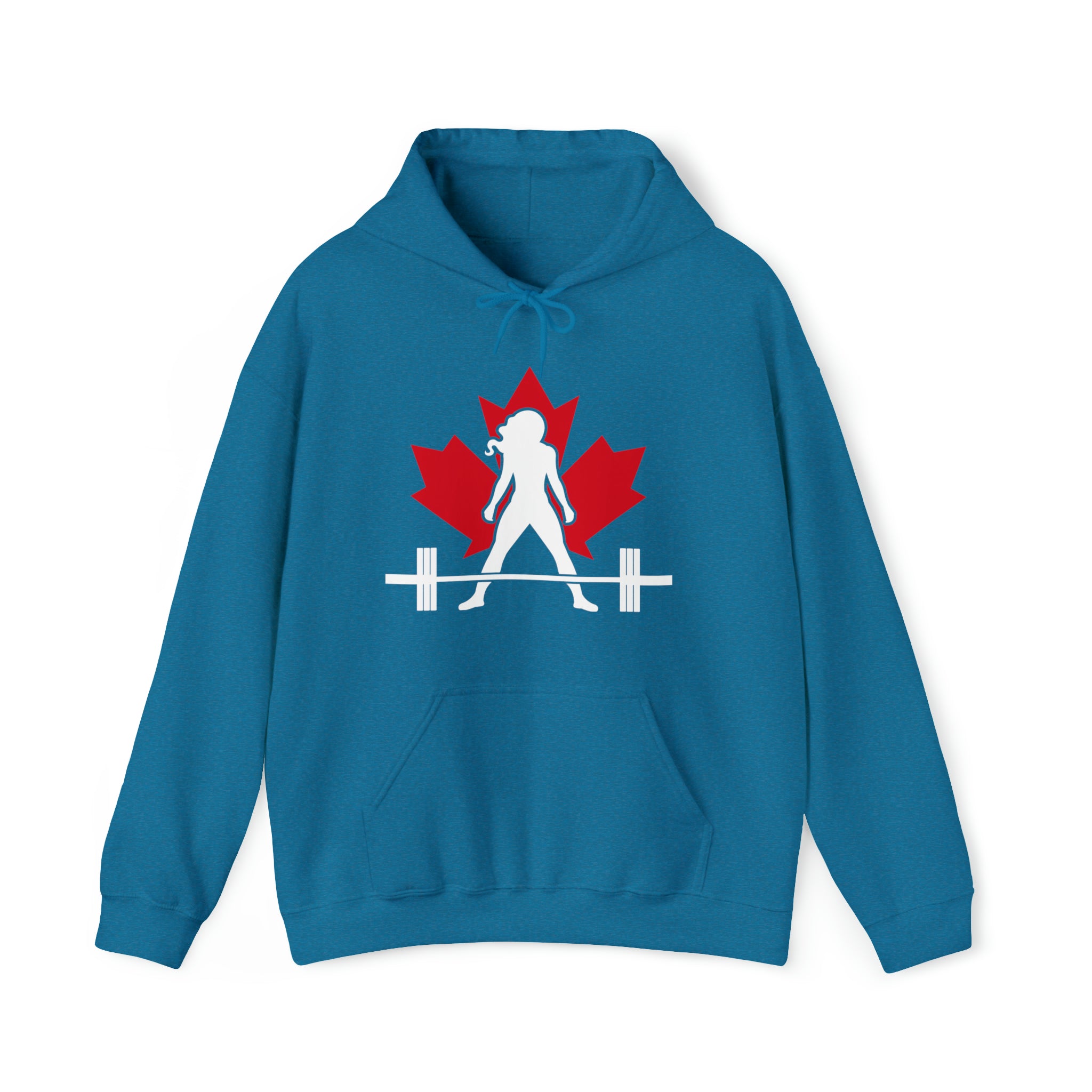 Unisex Heavy Blend Hooded Sweatshirt - Canada Dark Logo - Plain Back