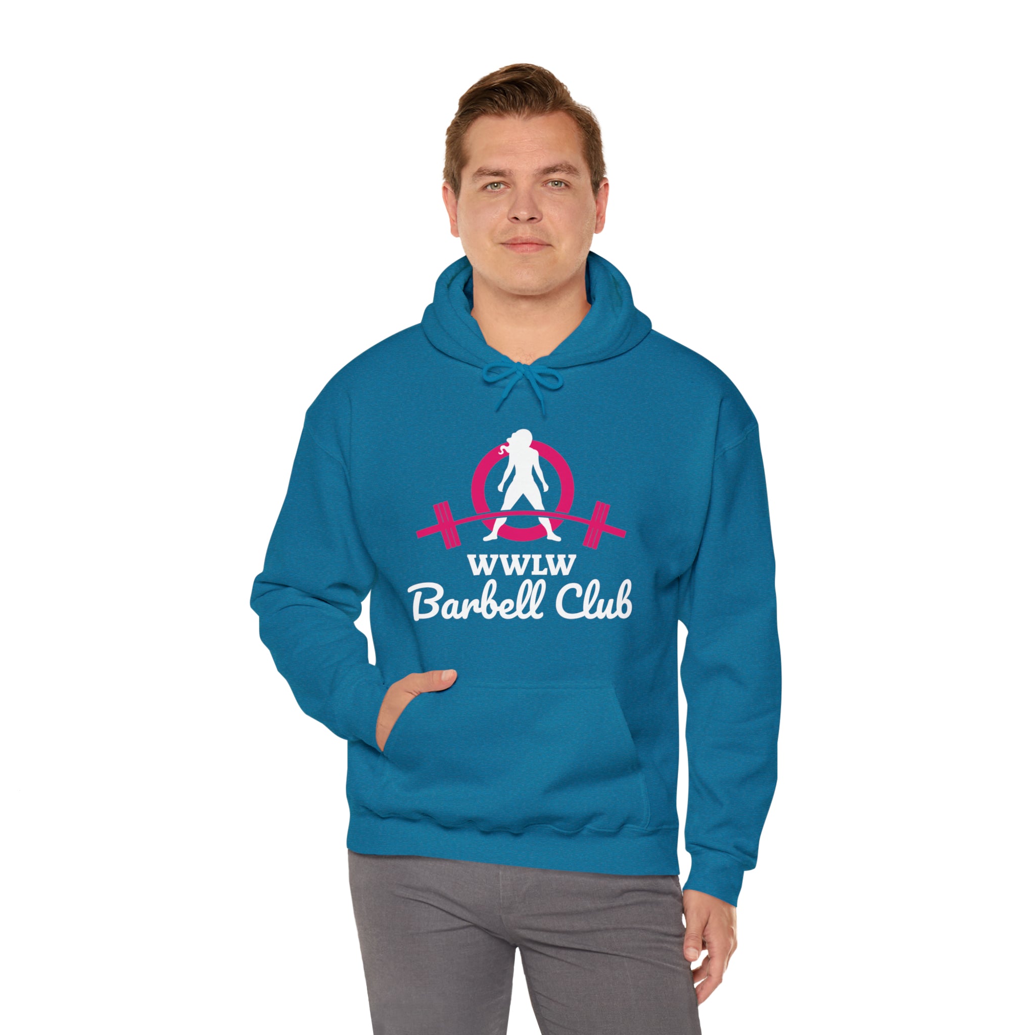 Barbell Club Classic Logo - Unisex Heavy Blend Hooded Sweatshirt