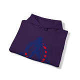 USA Logo - Unisex Heavy Blend Hooded Sweatshirt - USA Logo Light - Plain Back
