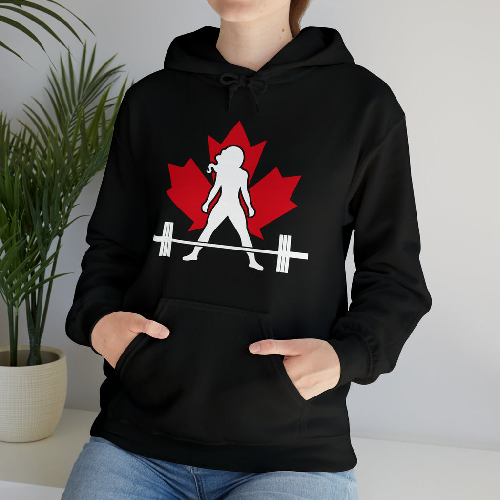 Unisex Heavy Blend Hooded Sweatshirt - Canada Dark Logo - Plain Back