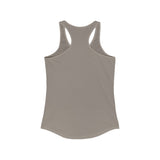 Classic Logo Racer Back Tank Top (BEST SELLER) - Women's Ideal Racerback Tank - Classic Light Logo - Plain Back