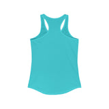 Classic Logo Racer Back Tank Top (BEST SELLER) - Women's Ideal Racerback Tank - Classic Light Logo - Plain Back