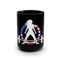 Black Mug, 15oz - USA Dark Logo