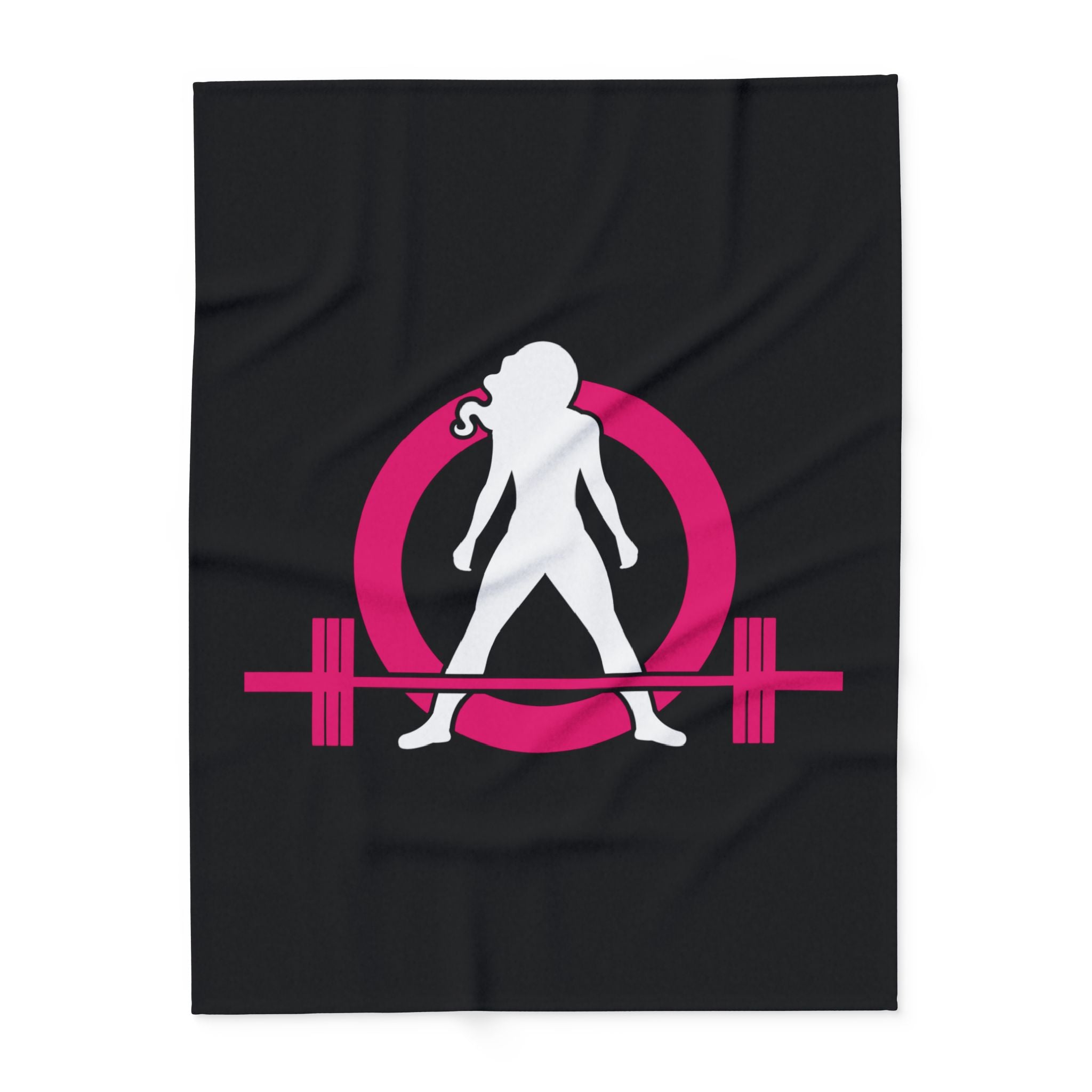 WWLW Arctic Fleece Blanket – Black Classic Logo 🖤