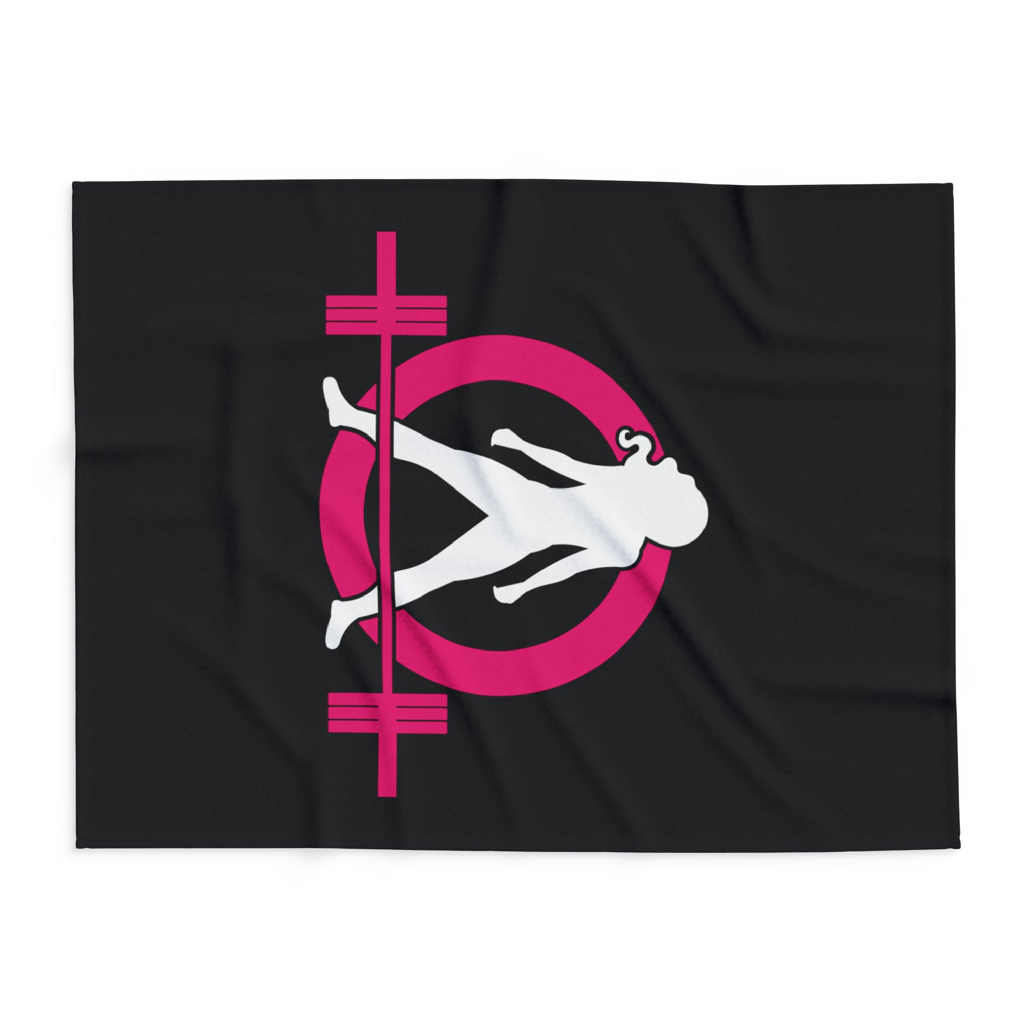 Arctic Fleece Blanket - Black Classic Logo