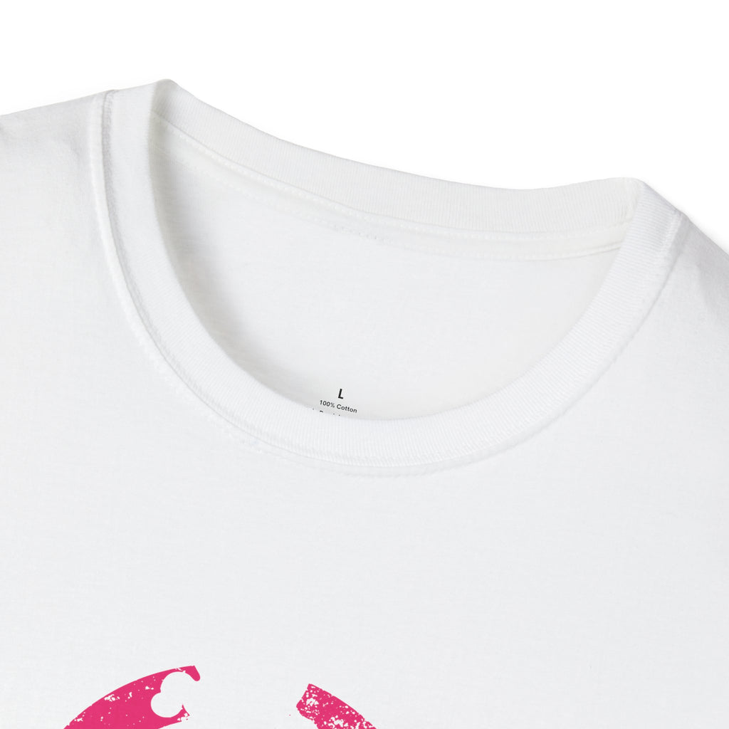 Unisex Softstyle T-Shirt - Color Distressed Logo - Plain Back
