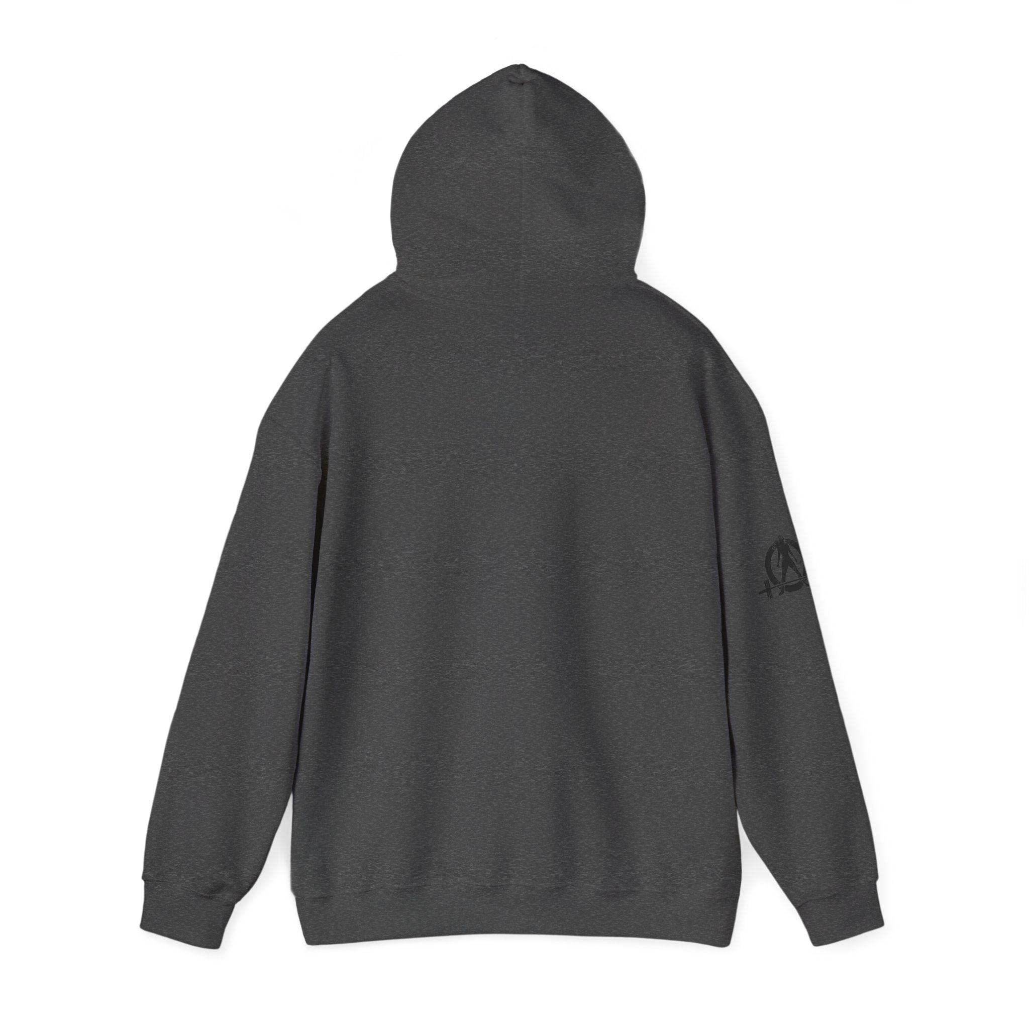 WWLW “Squat • Bench • Deadlift • Repeat” Hoodie - Front Dark Logo Plain Back