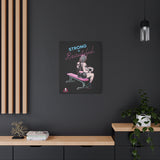 Strong is Beautiful Cartoon - Motivational Wall Art - Canvas