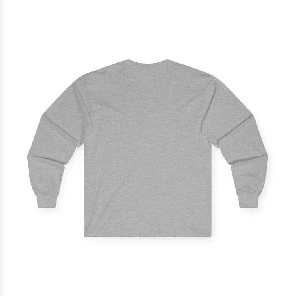 Lift Heavy Run Fast - Ultra Cotton Long Sleeve Tee - White Logo Front