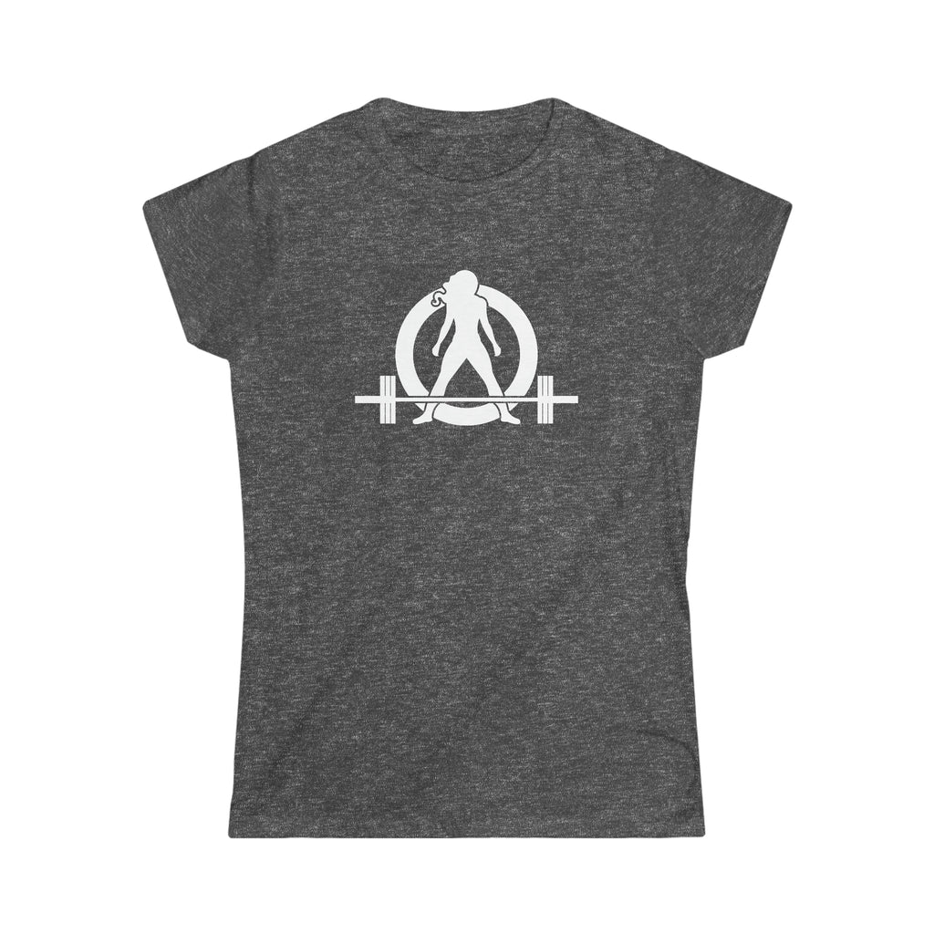 45 + 45 = 135 V1 - Women's Softstyle Tee - White Logo on Front & Back