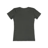 Women's The Boyfriend Tee - UK Light Logo - Plain Back