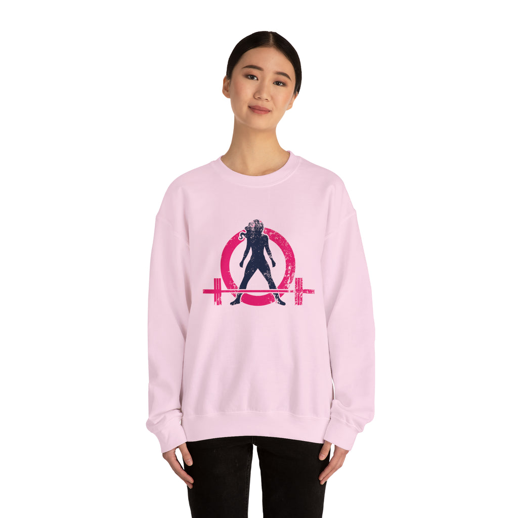 Distressed Logo - Unisex Heavy Blend™ Crewneck Sweatshirt - Color Logo