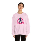 Distressed Logo - Unisex Heavy Blend™ Crewneck Sweatshirt - Color Logo