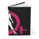 Hardcover Journal Matte - Half Classic Dark Distressed Logo