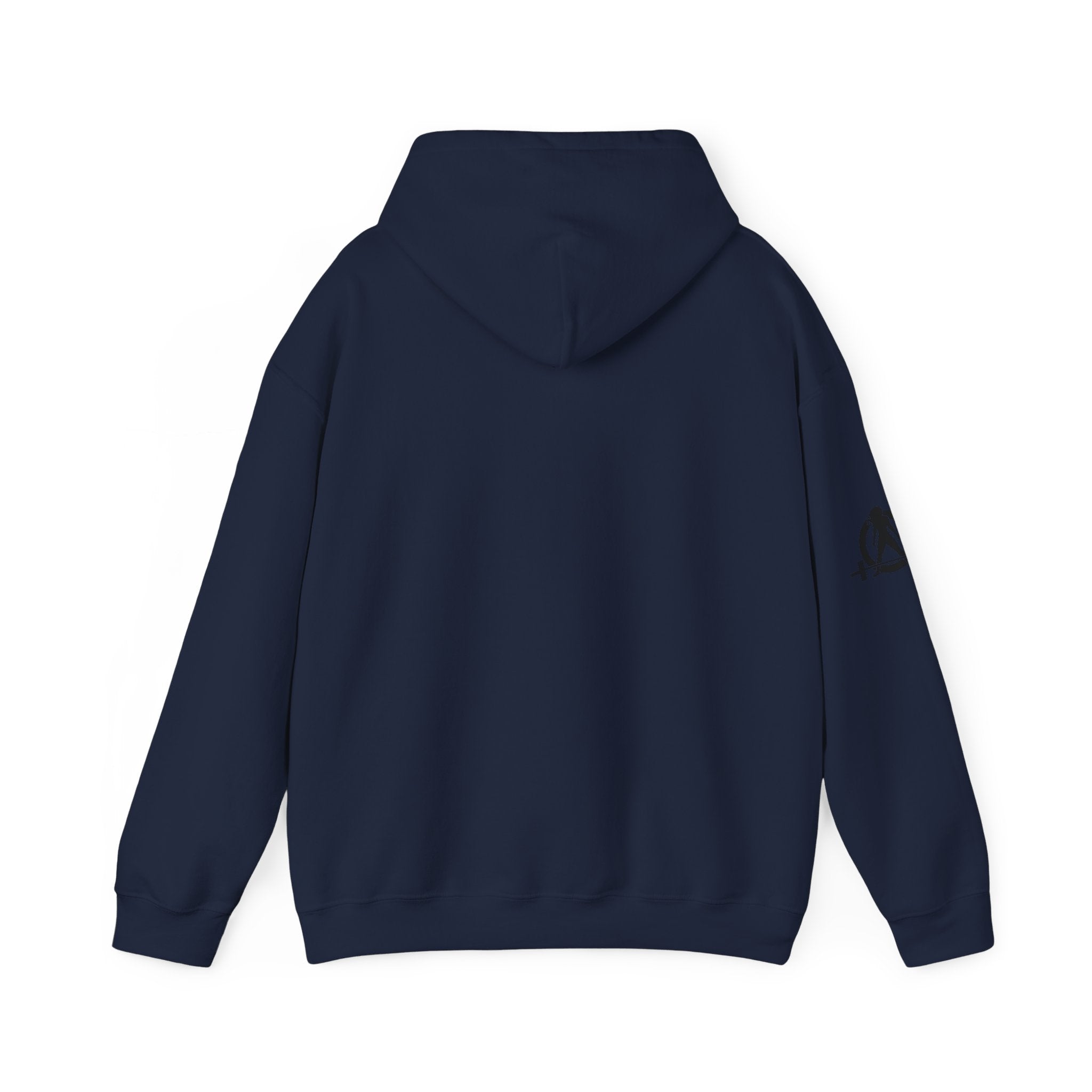 USA Barbell - Unisex Heavy Blend Hooded Sweatshirt  - Front White Logo