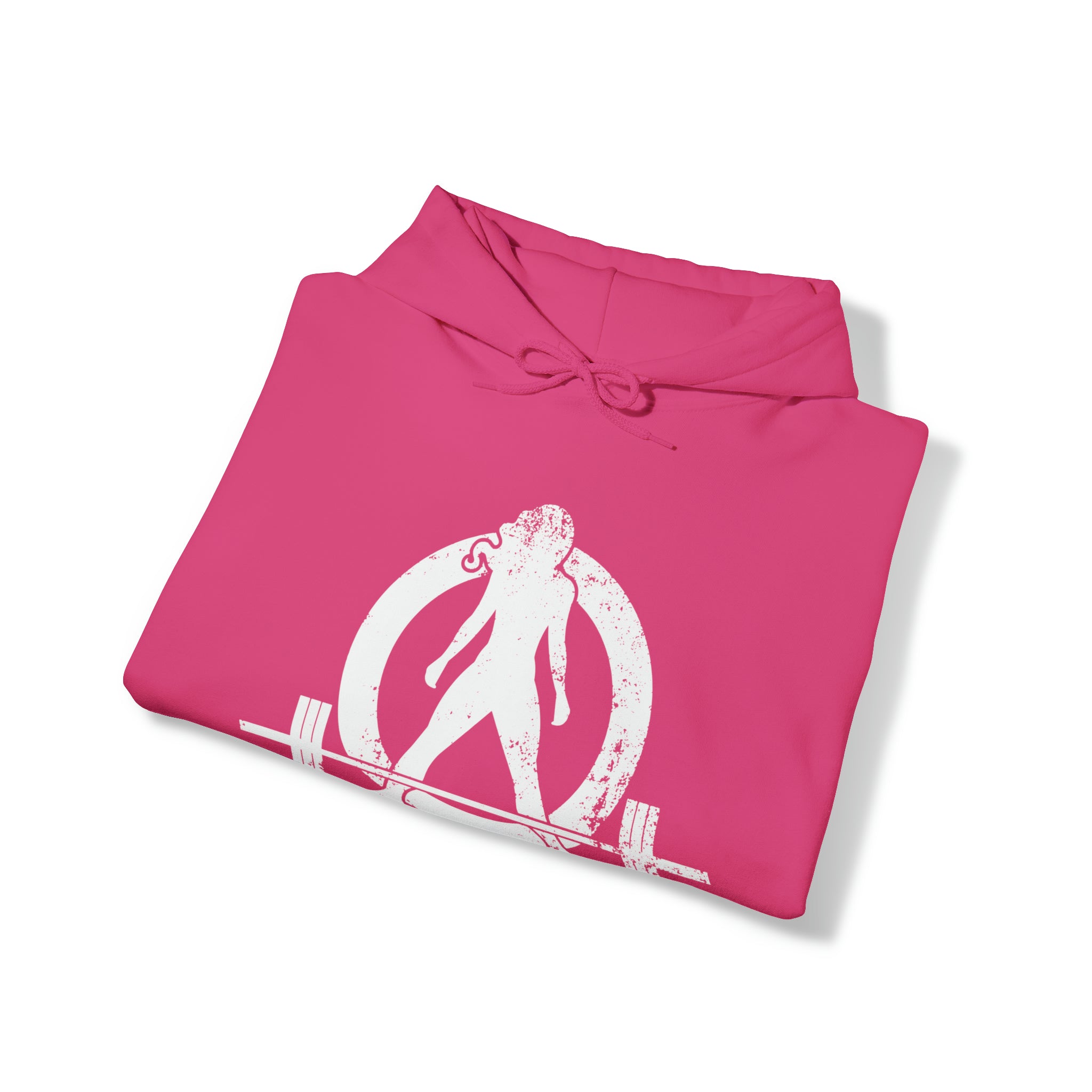 Strong Is Beautiful - Unisex Heavy Blend Hooded Sweatshirt - Distressed White Logo -  (BEST SELLER)